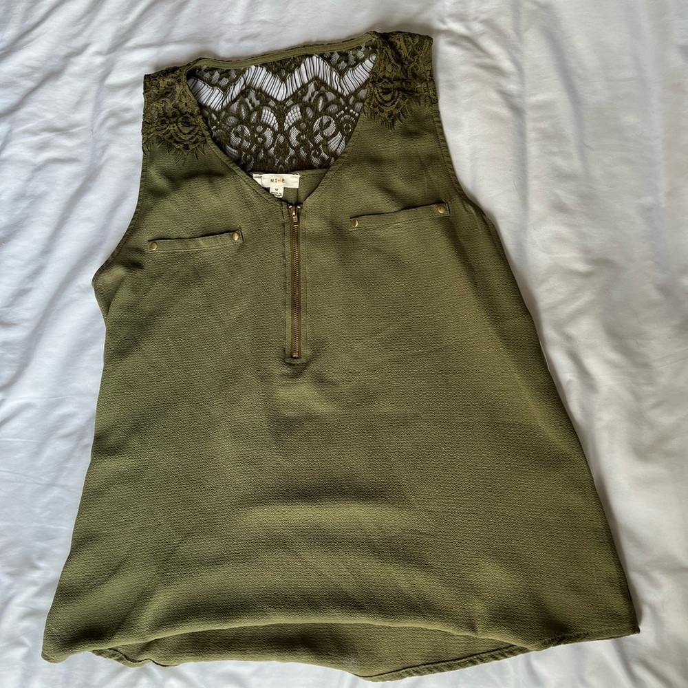 Olive Green Blouse!